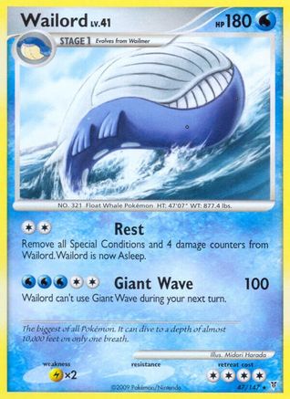 Wailord (47/147) [Platine : Vainqueurs Suprêmes] 