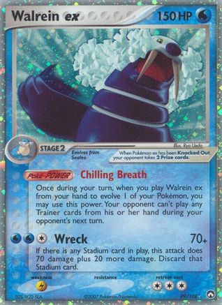 Walrein ex/108 - [Power Keepers] Holofoil