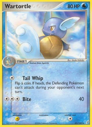 Wartortle (43/100) [EX : Gardiens de cristal] 