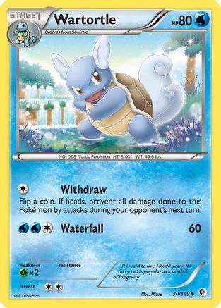 Wartortle (30/149) [Noir et blanc : frontières franchies] 