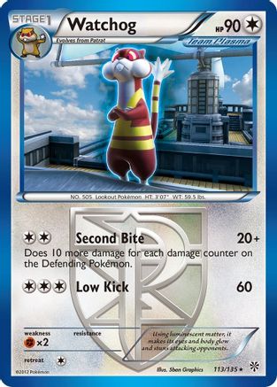 Watchog (Team Plasma) (113)/135 - [Plasma Storm]