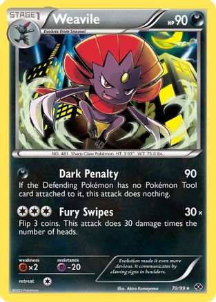 Weavile (70/99) [Noir et blanc : prochains destins] 