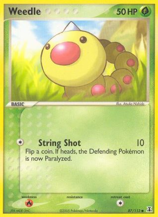 Weedle (87/113) [EX : Espèce Delta] 