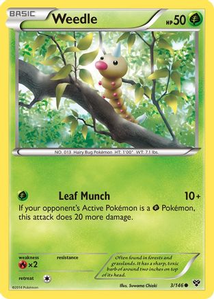 Weedle (3/146) [XY : ensemble de base] 