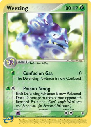Weezing (24/109) [EX : Rubis et Saphir] 