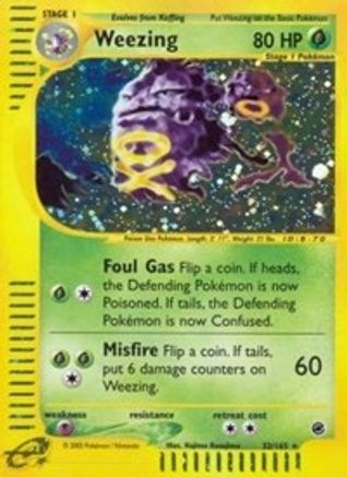 Weezing (32/165) [Expédition : Ensemble de base] 