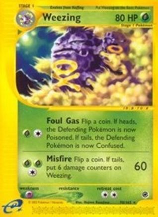 Weezing (70/165) [Expédition : Ensemble de base] 