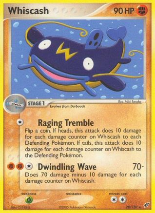 Whiscash (28/107) (Estampillé) [EX : Deoxys] 