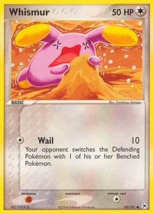Whismur (82/101) [EX : Légendes cachées] 