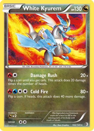 Kyurem blanc (102/149) [Noir et blanc : frontières franchies] 