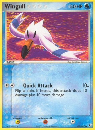 Wingull 81/107 - [Deoxys] Reverse Holofoil