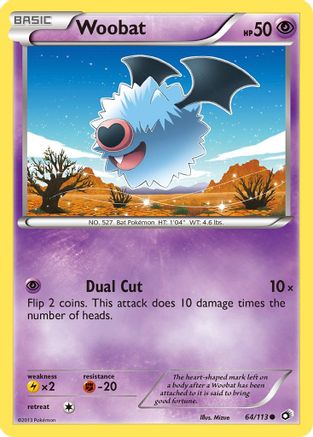 Woobat (64/113) [Noir et blanc : trésors légendaires] 