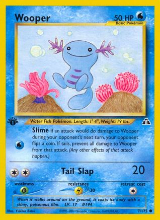 Wooper 71/75 - [Neo Discovery] 1st Edition