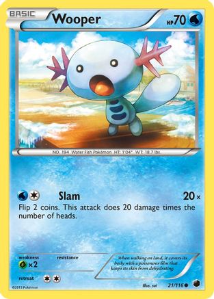 Wooper (21/116) [Noir et blanc : Gel du plasma] 