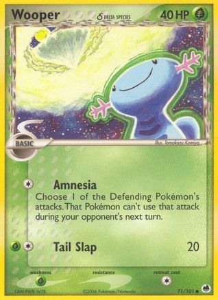 Wooper (Delta Species) 71/101 - [Dragon Frontiers]