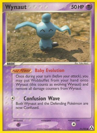 Wynaut 71/92 - [Legend Maker] Reverse Holofoil