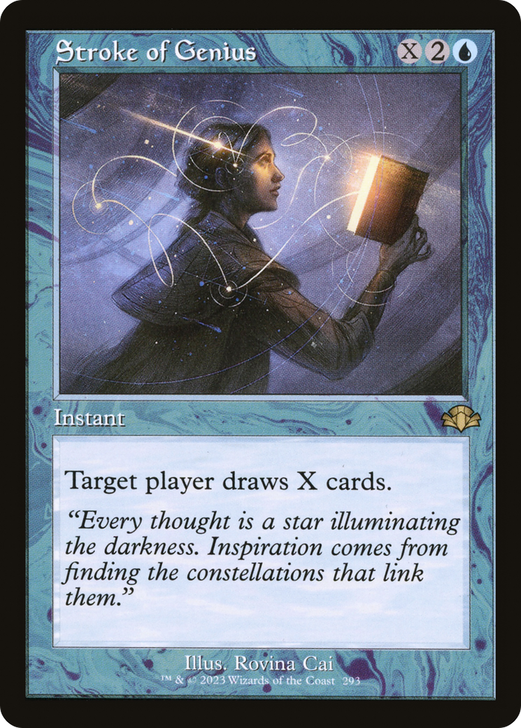 Stroke of Genius (DMR-293) - [Dominaria Remastered] Foil