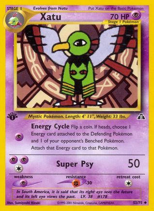 Xatu 52/75 - [Neo Discovery] 1st Edition