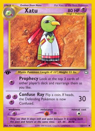 Xatu 52/111 - [Neo Genesis] 1st Edition
