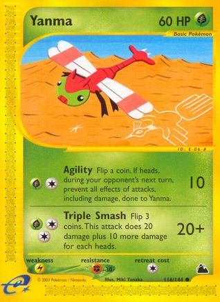 Yanma (116/144) [Skyridge] 