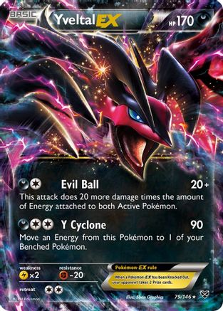 Yveltal EX 79/146 - [XY Base Set] Holofoil