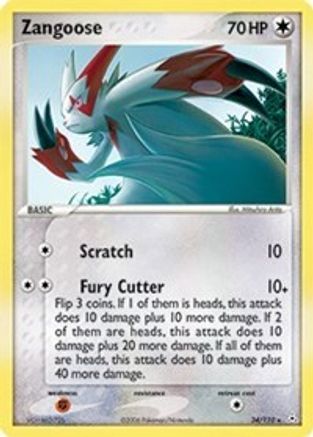 Zangoose (34/110) [EX : Fantômes de Holon] 