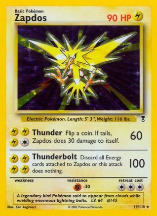 Zapdos (19/110) [Collection Légendaire] 