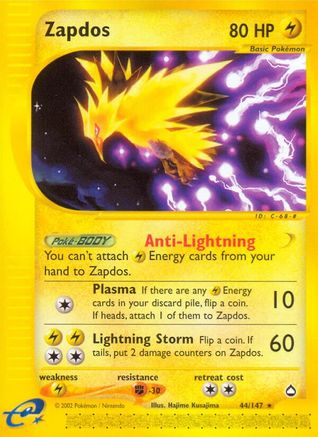Zapdos/147 - [Aquapolis]
