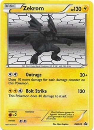 Zekrom - BW005 BW005/101 - [Black and White Promos] Holofoil