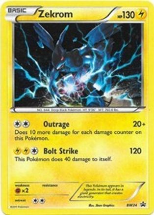 Zekrom (BW24) [Noir et blanc : promotions Black Star] 