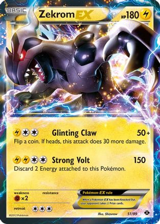 Zekrom EX (51/99) [Noir et blanc : prochaines destinées] 