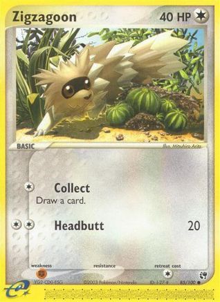 Zigzagoon 85/100 - [Sandstorm] Reverse Holofoil