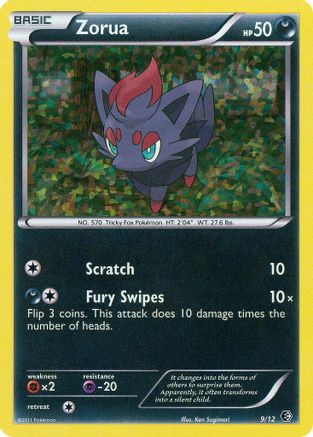 Zorua (9/12) [Promos McDonald's : Collection 2011] 