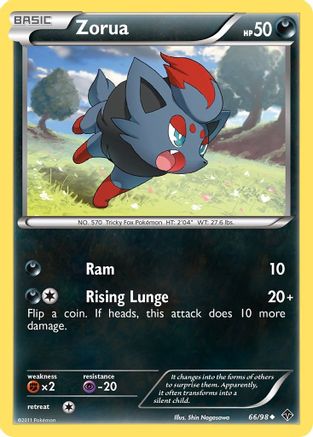 Zorua (66/98) [Noir et blanc : puissances émergentes] 