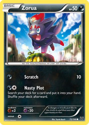 Zorua (72/146) [XY : Ensemble de base] 