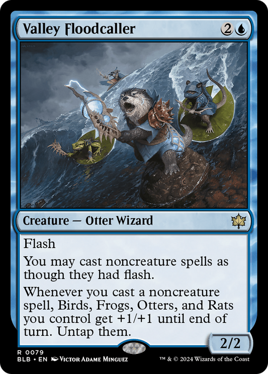 Valley Floodcaller (BLB-079) - [Bloomburrow] Foil