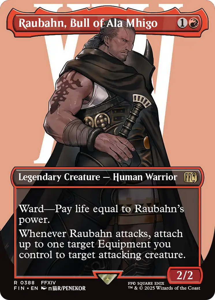 Raubahn, Bull of Ala Mhigo (FIN-388) - [FINAL FANTASY] (Borderless)