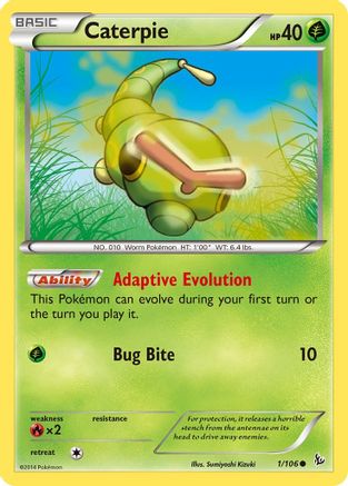 Caterpie 1/106 - [XY  Flashfire]