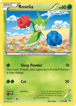 Rosélia (8/106) [XY : Flashfire] 