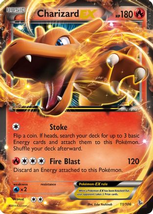 Dracaufeu EX (11/106) [XY : Flashfire] 