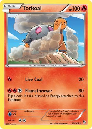 Torkoal 16/106 - [XY  Flashfire]