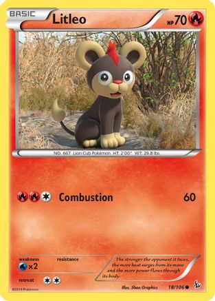 Litléo (18/106) [XY : Flashfire] 