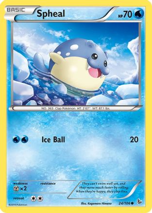 Sphéal (24/106) [XY : Flashfire] 