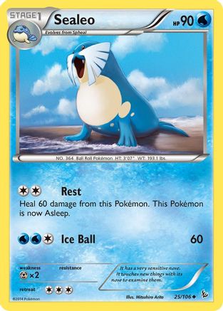 Sealeo (25/106) [XY : Flashfire] 