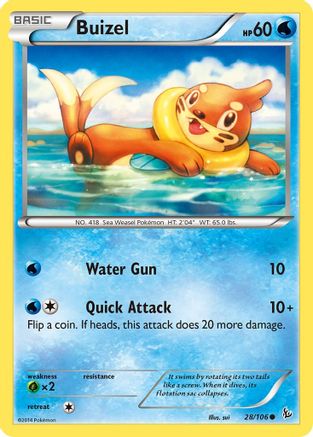 Buizel 28/106 - [XY  Flashfire]