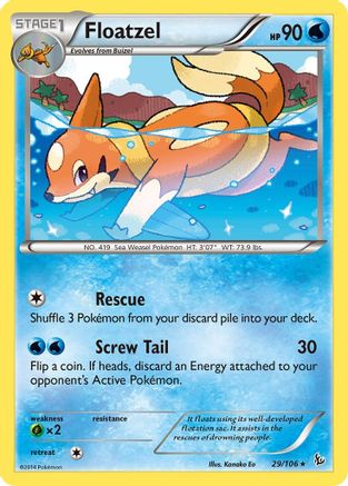 Floatzel (29/106) [XY : Flashfire] 