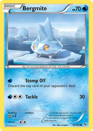 Bergmite 30/106 - [XY  Flashfire]