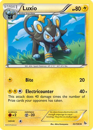 Luxio (33/106) [XY : Flashfire] 