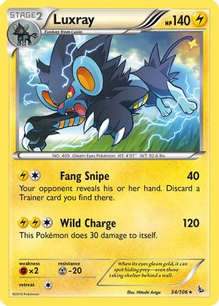 Luxray 34/106 - [XY  Flashfire]