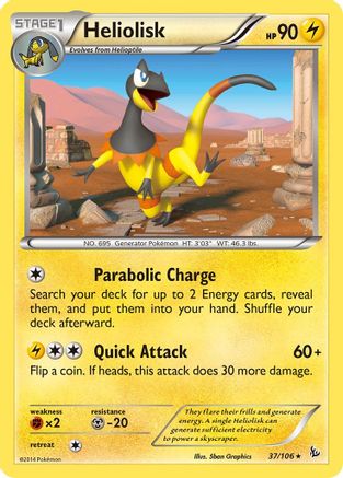 Heliolisk 37/106 - [XY  Flashfire]